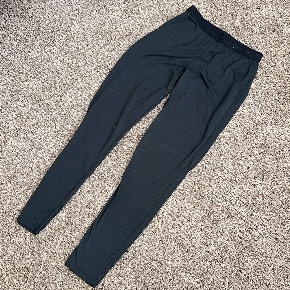 Hot Chillys long underwear Y XL Black